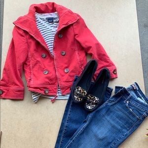 Red Bcbg maxazria jacket.
